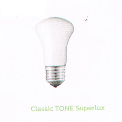 หลอดไฟ Classic TONE Superlux รุ่น Philips ชนิดหลอดไส้ (Incandescent Lamp)