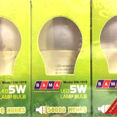 หลอดไฟ LED Bulb 12 วัตต์ รุ่นบาม่า (บาม่า) BM-1018 อายุการใช้งาน 50,000 ชั่วโมง